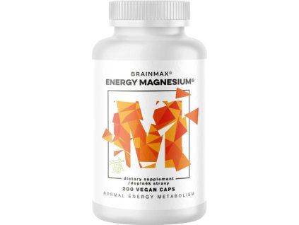 BrainMax Energy Magnesium®, Magnézium-malát, 1000 mg, 200 kapszula