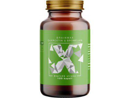 BrainMax Quercetin & Bromelain, Quercetin és Bromelain, 100 növényi kapszula
