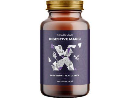 BrainMax Digestive Magic®, emésztőenzimek, 100 növényi kapszula