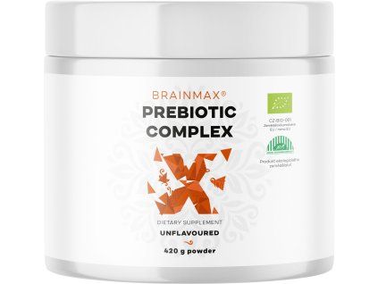 BrainMax Prebiotikus Complex, prebiotikus keverék, BIO, 420 g