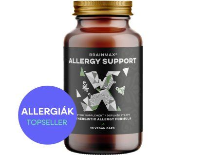 BrainMax Allergy Support, Immunitás és légutak, 90 db növényi kapszula