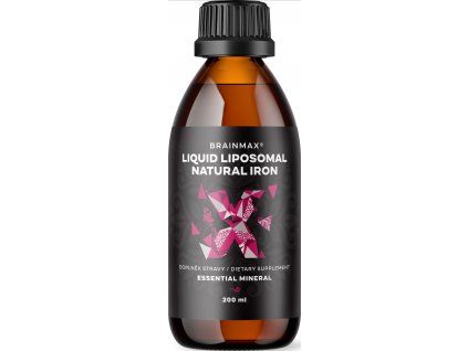 BrainMax Liposomal Natural Iron, liposomal iron, 200 ml
