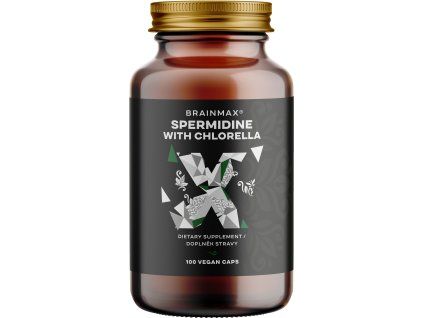 BrainMax Spermidine Chlorella, 100 Növényi kapszula