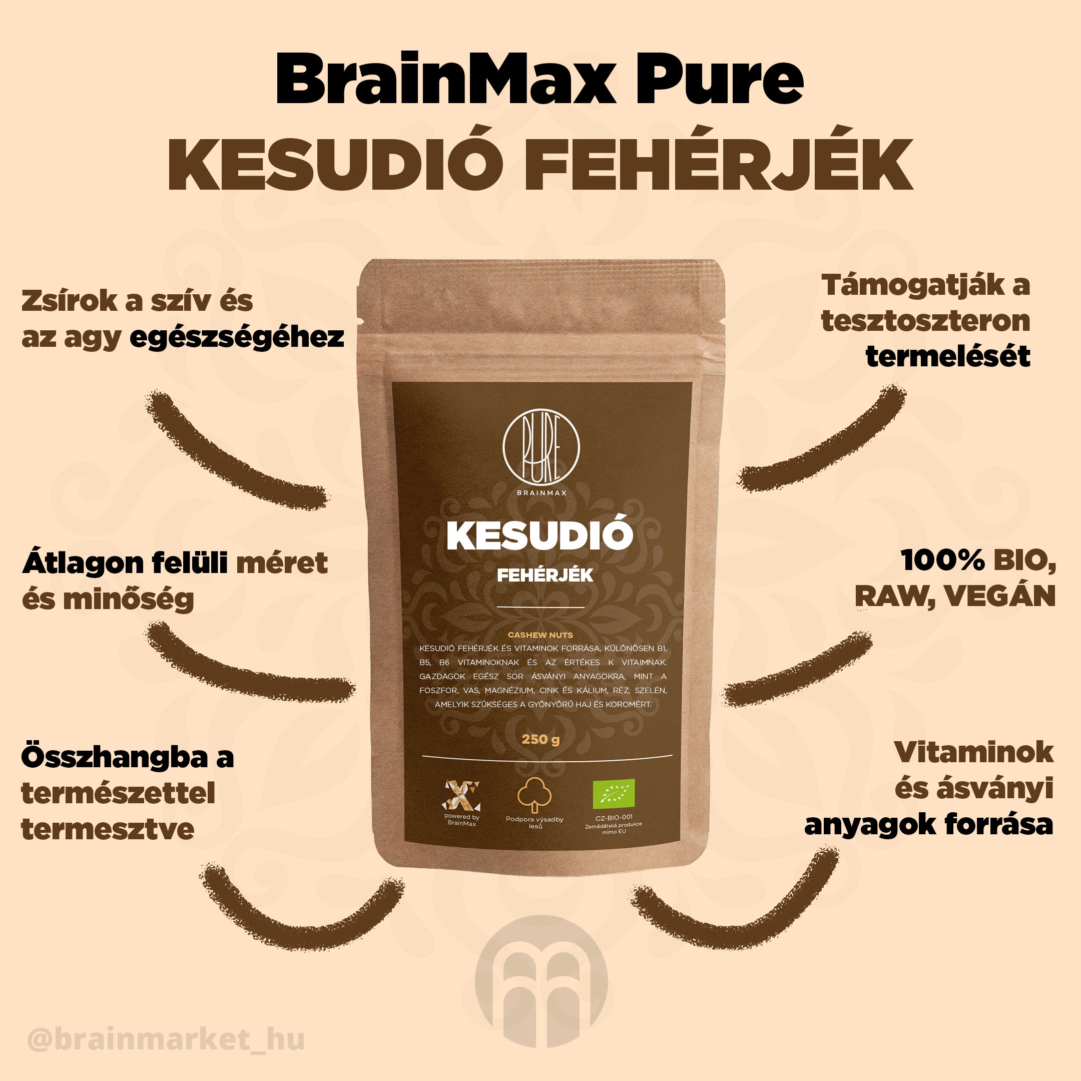BrainMax tiszta kesudió - BrainMarket.cz
