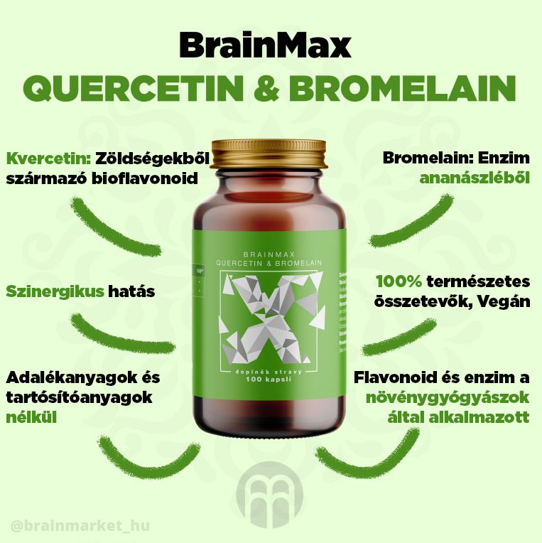 BrainMax kvercetin és bromelain