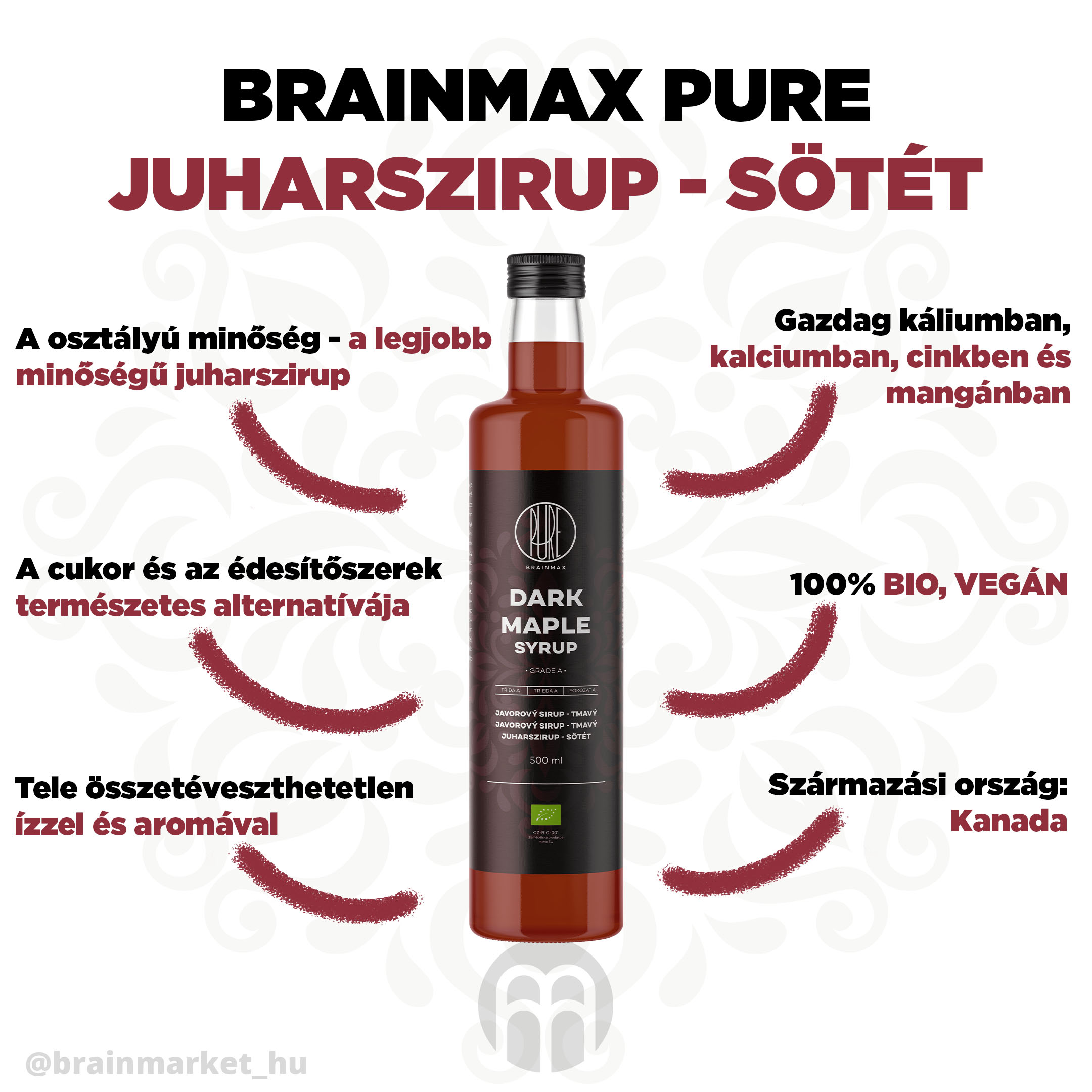 brainmax tiszta juharszirup infografika brainmarket CZ